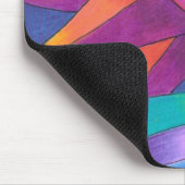 日曜日のピンクおよびオレンジマウスパッド マウスパッド (コーナー)