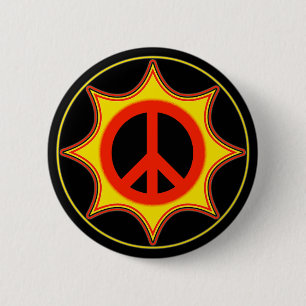 日曜日のピースサイン 缶バッジ