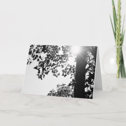 日曜日のメッセージカードw/envelopで歩くこと シーズンカード (正面)