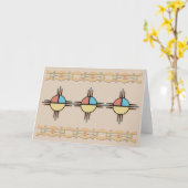 日曜日のモチーフ カード (黄色い花)