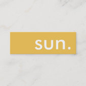 日曜日のロイヤリティのパンチカード ロイヤリティカード (正面)