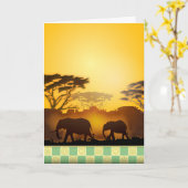 日曜日の上昇 カード (黄色い花)