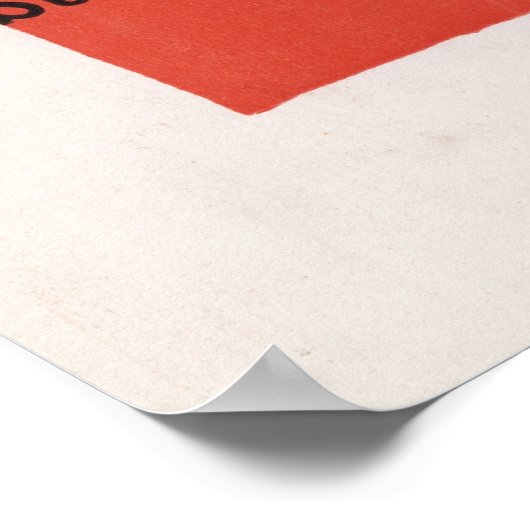 日曜日の世界 ポスター (角)