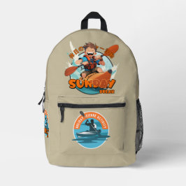 日曜日の休憩 | プリントバックパック