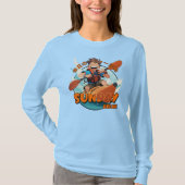 日曜日の休憩 | 女性長袖 Tシャツ (正面)