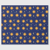 日曜日の元の月は天文学のギフトの占星術を主演します ラッピングペーパー (フラット)