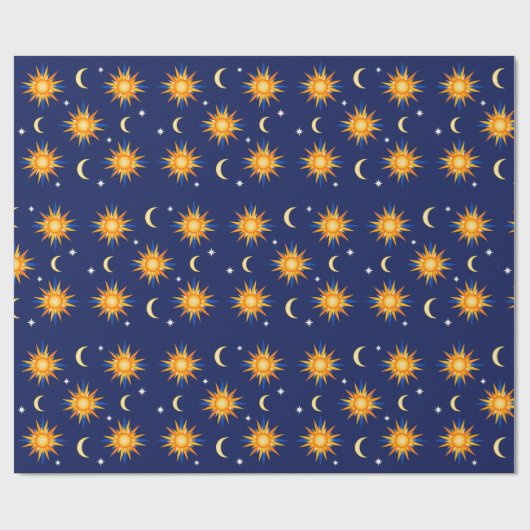 日曜日の元の月は天文学のギフトの占星術を主演します ラッピングペーパー (フラット)