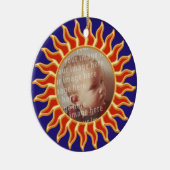 日曜日の写真フレーム セラミックオーナメント (右)