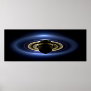 日曜日の前の惑星土星 ポスター