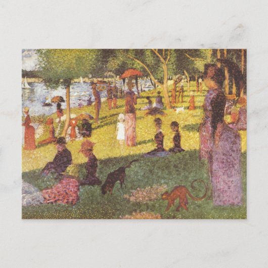 日曜日の午後の勉強 ポストカード (正面)