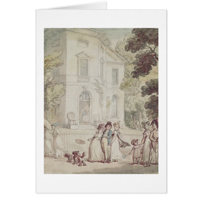 日曜日の午後の遊歩道 (正面)