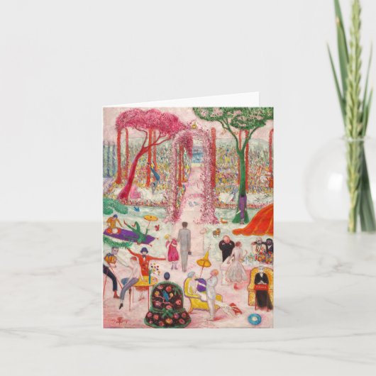 日曜日の午後 サンキューカード (正面)