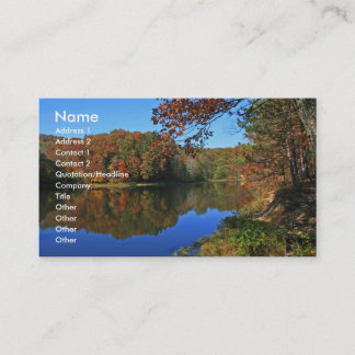 日曜日の午後 名刺