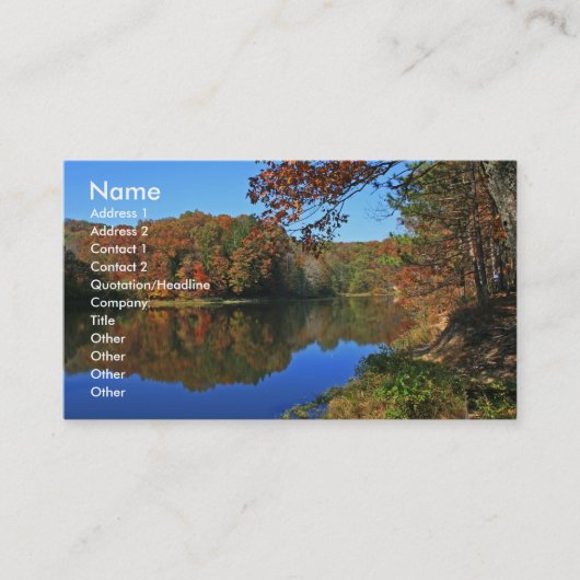 日曜日の午後 名刺 (正面)