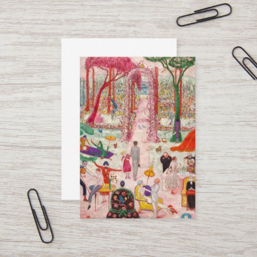 日曜日の午後 名刺 (正面/裏面インサイチュ)