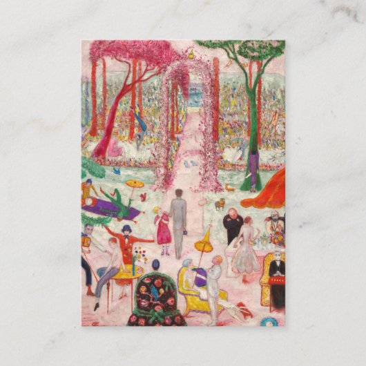 日曜日の午後 名刺 (正面)