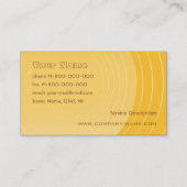 日曜日の名刺 名刺 (裏面)