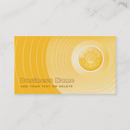 日曜日の名刺 名刺 (正面)