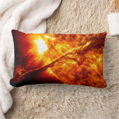 日曜日の噴火-巨大な卓越性 ランバークッション (ブランケット)