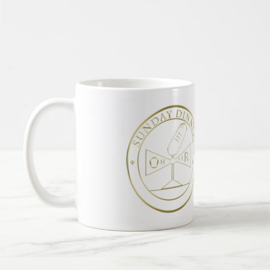 日曜日の夕食のコーヒー・マグ コーヒーマグカップ (左)