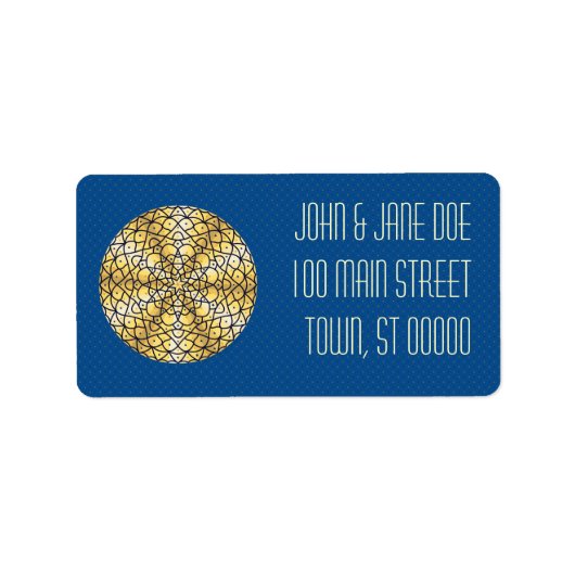 日曜日の天の宛名ラベル ラベル (正面)