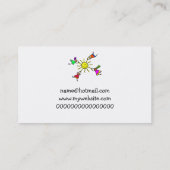 日曜日の子供 名刺 (裏面)