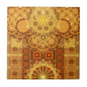 日曜日の寺院 タイル (正面)