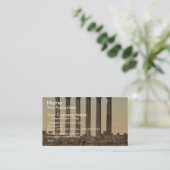 日曜日の寺院、正面図、バールベックの聖地、 名刺 (スタンド正面)