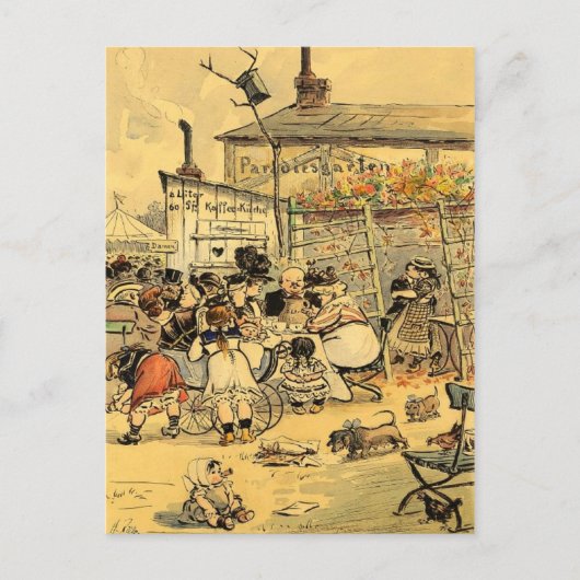 日曜日の快楽 ポストカード (正面)