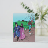 日曜日の散歩 ポストカード (スタンド正面)