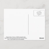 日曜日の散歩 ポストカード (裏面)