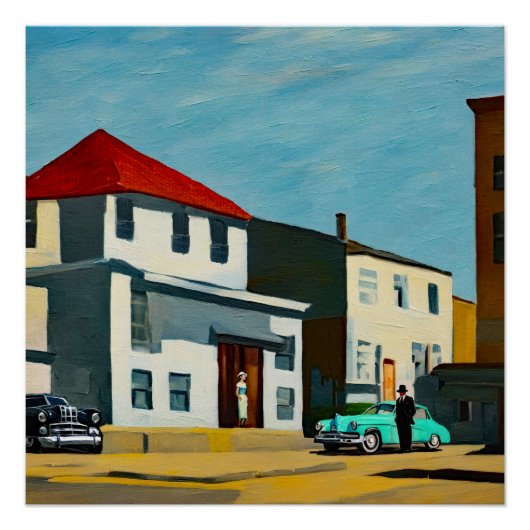 日曜日の早朝 ポスター (正面)