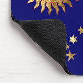 日曜日の星、月 マウスパッド (コーナー)