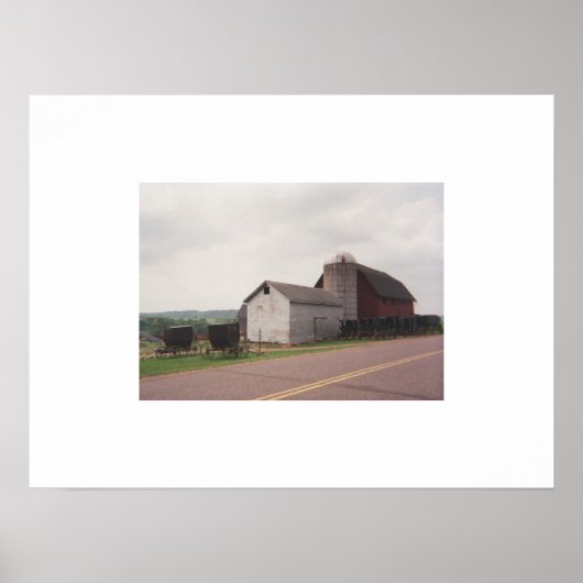 日曜日の朝のアミッシュ集まり ポスター (正面)