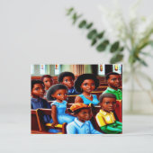 日曜日の朝のキリスト教はがき ポストカード (スタンド正面)