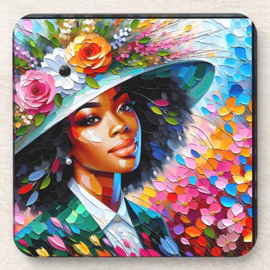 日曜日の朝の春 コースター (正面)