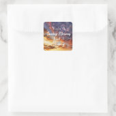 日曜日の朝 スクエアシール (バッグ)