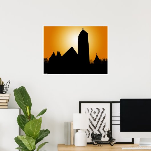 日曜日の朝 ポスター (ホームオフィス)