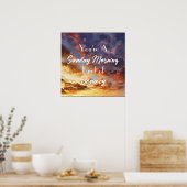 日曜日の朝 ポスター (キッチン)