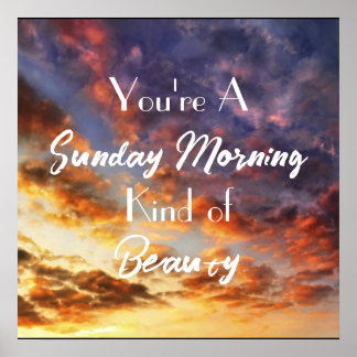 日曜日の朝 ポスター