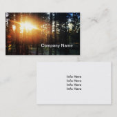 日曜日の木の名刺 名刺 (正面/裏面)