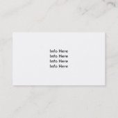 日曜日の木の名刺 名刺 (裏面)