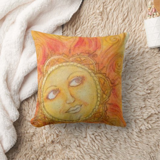 日曜日の枕 クッション (ブランケット)