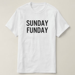 日曜日の楽しみ Tシャツ