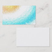 日曜日の水彩画の霊魂のヨガの霊気の名刺 名刺 (正面/裏面)