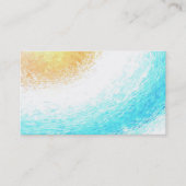 日曜日の水彩画の霊魂のヨガの霊気の名刺 名刺 (正面)