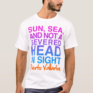 日曜日の海Puerto Vallarta Tシャツ