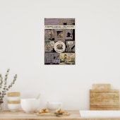 日曜日の漫画#1 ポスター (キッチン)