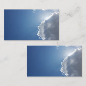 日曜日の白い雲及び青空の名刺2019年 名刺 (正面/裏面)