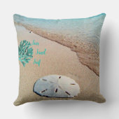 日曜日の砂の波 クッション (裏面)